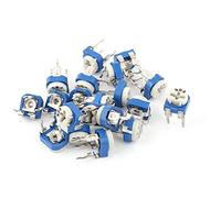 Resistor Accessories 20Pcs UKM-065 50K Ohm 3 Terminals Trimmer Potentiometer Adjustable Resistor (20Pcs UKM-065 50K Ohm 3 Terminales Potenciómetro de ajuste ajustable Resistor ajustable