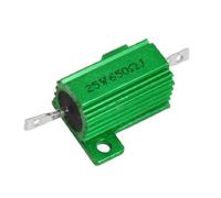 Resistor Accessories 25W Power Fixed Resistors 650 Ohm 5% Chassis Mount Green Aluminium Single Resistors Clad Resistor