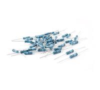 Resistor Accessories 30 Pcs Passive Components 2W 1% Tolerance 1 Ohm Flameproof axia-l Lead Metal Capacitors Film Resistor