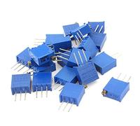 Resistor Accessories 3296W-501 3296W-102 Variable Resistors Resistor Trim Pot Potentiometer Potentiometers Trimmer 20Pcs