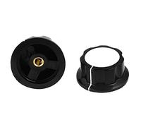 Resistor Accessories 36mm Top Variable Resistors 6mm Shaft Insert Dia Potentiometer Rotary Potentiometers Knobs 2pcs
