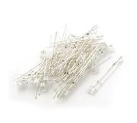 Resistor Accessories 40 Pieces Diodes 2Pins 2x3x4mm Green LED Lamp Light Emitting Diodes Schottky Diodes DC 2.5-3V