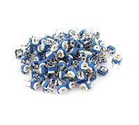 Resistor Accessories 500ohm Vertical Variable Resistors Variable Resistor Trimmer Potentiometer Potentiometers Blue 100Pcs