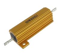 Resistor Accessories 50W Watt 800 Ohm Chassis Mounted Aluminum Case Resistor Gold Tone (50W vatio 800 ohmios Caja de aluminio montada en resistor Tono dorado