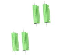 Resistor Accessories 6 Pcs 4 Diode Kit Ring Adapter 100 Watt 4 Ohm Screw Tap Mounted Wirewound 100w Watt Shell Power Inverter Power Resistor Suite electronic starter High Power Green Wirewound Screw T