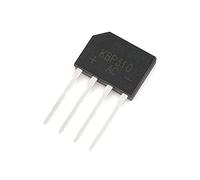 Resistor Accessories Bridge Rectifier Diode, KBP307 3A 700V/ KBP310 3A 1000V, Electronic Silicon Diodes, 4-Pin (Color : 20Pcs, Size : KBP310) (Color : 100pcs, Size : KBP307)