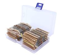 Resistor Accessories Carbon Film Resistor Set, Convenient Metal Film Resistors Popular Stability 122 Value for Resistance Element Devices for High-Accuracy Electronic Industrial