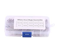 Resistor Accessories diode assortiment + The z Hlitand 200pcs 10 Values Kit Diodes LED Light Emitting Diode 1N4738~1N4748 with Storage Box Accessory Replacement