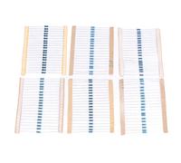 Resistor Accessories Metal Film Resistors, 1/4W Resistor Kit Solven Resistant 1% Accuracy for DIY Electronic Projects