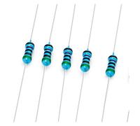 Resistor Accessories Resistors 1/4W Resistors 1Percent Metal Film Resistor Kit 30Values- 20pcs Colored Ring Resistance Box 600pcs Set