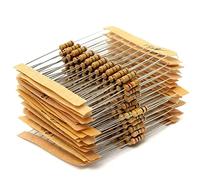 Resistor Accessories Resistors 300pcs 30value Rang 1ohm-3M ohm 1/2W Carbon Film Metal Resistors Assortment Kit Set 30 Values Resistor