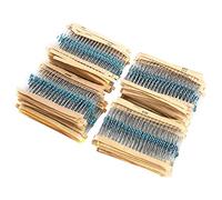 Resistor Accessories Silver Alloy Resistors, Convenient 1/4W Metal Film Resistors Silver Alloy Stable for Radio