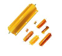 Resistor Aluminum Case Wirewound 1pcs 50W RX24 Aluminum Power Metal Shell Case Wirewound Resistor 6R 6.2R 6.8R 7R 7.5R 8R 8.2R 9R 10R 12R 13R 15R 16R 18R 20R 22R ohm(5R)