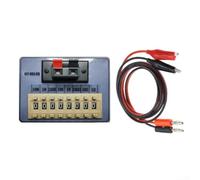 Resistor Box 0.1Ω-9.9MΩ for dial Tester for Electronics Lab Work - Portable ABS Case with 8 Decades(1Ω~99MΩ Add line)