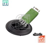 Blower resistor 34370 FEBI BILSTEIN for SEAT SKODA AUDI VW