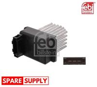 RESISTOR, INTERIOR BLOWER FOR AUDI A6 ALLROAD C5 FEBI BILSTEIN 34793