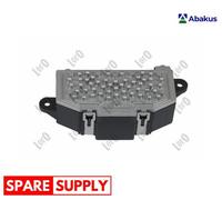 RESISTOR, INTERIOR BLOWER FOR CITROËN BERLINGO C4 PICASSO ABAKUS 133-009-012