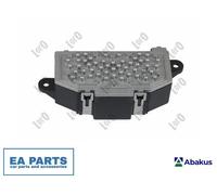 Resistor, interior blower for CITROËN BERLINGO C4 PICASSO ABAKUS 133-009-012