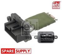 RESISTOR, INTERIOR BLOWER FOR FIAT 500 500L 500X BARCHETTA FEBI BILSTEIN 48299