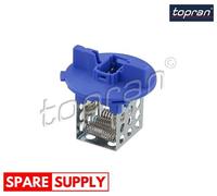 RESISTOR, INTERIOR BLOWER FOR MERCEDES-BENZ B906 TOPRAN 117 488