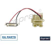 Resistor, interior blower for RENAULT CLIO TOPRAN 701 413