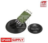 RESISTOR, INTERIOR BLOWER FOR SKODA FABIA PRAKTIK ROOMSTER FEBI BILSTEIN 34370