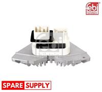 RESISTOR, INTERIOR BLOWER FOR VOLVO S60 S80 V70 XC90 FEBI BILSTEIN 176654