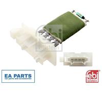 Resistor, interior blower for VW BEETLE BORA CADDY CC FEBI BILSTEIN 102584