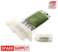 RESISTOR, INTERIOR BLOWER FOR VW BEETLE BORA CADDY CC FEBI BILSTEIN 102584