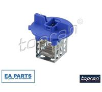 Resistor, interior blower for VW CRAFTER 30-35 Bus CRAFTER 30-50 TOPRAN 117 488