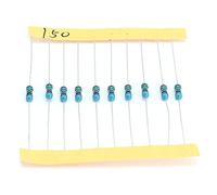 Resistor Kit 300Pcs 30 Values Resisters Assorted 10Ω-1MΩ 1/4W 1％ Metal Film Fixed Resistor Kit Electrical Electronics Small Resistors Pack