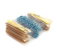 Resistor Kit, Electronic Components Kit, 1/4W Resistor, 300Pcs 1％ Metal Film Resistor Kit 10Ω-1MΩ Resistors Assortment Kit Electronic Components for DIY Project Experiments