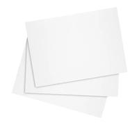Reskid White Cardstock Thick Paper - Blank Heavy Weight 125 lb Cover Card Stock - 50 Pack (2.5x3.5)