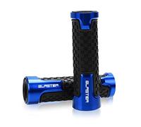 RESKIO Motorcycle handlebar Grip FOR YAMAHA Blaster YFS 200 Blaster YFS200 2005 2006 7/8" 22mm Motorcycle Anti-Slip Handle Bar Handlebar Hand Grips Accessories Motorbike Handlebar (Color : Blue)