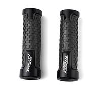 RESKIO Motorcycle handlebar Grip Motorcycle Handlebar Grips Aluminum Rubber Moto Handle Thruster Grips For YAMAHA TRICITY 300/125 2014-2021 2020 2019 TRICITY300 Motorbike Handlebar (Color : Negro)