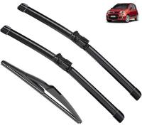 RESKIU Car Front Windshield Wiper Blade Set Replacement for Fiat Panda 319 2011-2023, All Season Windscreen Wipers Quiet Easy Installation