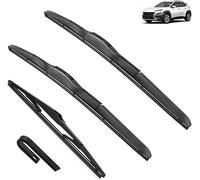 RESKIU Car Front Windshield Wiper Blade Set Replacement for Hyundai Kona N Hybrid Wiper Blades 2017 2018 2019 2020 2021 2022, All Season Windscreen Wipers Quiet Easy Installation