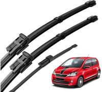 RESKIU Car Front Windshield Wiper Blade Set Replacement for Skoda Citigo 2011-2025, All Season Windscreen Wipers Quiet Easy Installation