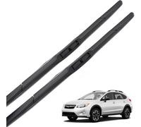RESKIU Car Front Windshield Wiper Blade Set Replacement for Subaru XV Crosstrek 2012-2016, All Season Windscreen Wipers Quiet Easy Installation