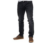 Reslad RS-2063 Men's Slim Fit Basic Style Stretch Denim Jeans - Black - W32