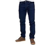 Reslad RS-2063 Men's Slim Fit Basic Style Stretch Denim Jeans - Blue - W36