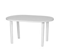 Resol Gala 4 Seater Garden Dining Table in White Resol White