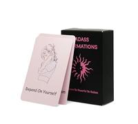 Resolara Affirmation Cards, 60 Positive Daily Affirmation Cards for Women & Girls, Motivational Self Care and Encouragement Gift for Birthday, Christmas, Graduations and New year