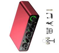 Resolution Portable USB Sound Interfaces for Professional 24Bit 192kHz Sampling Plugs and Play Design Sound Interfaces