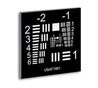 Resolution Test Card for Optical Microscopes and Cameras - ±5μm Accuracy for Photography and Scientific Research Applications