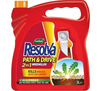 Resolva 20300516 Path & Drive Ready to Use Weed Killer 3L, Natural