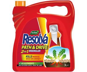Resolva 20300516 Path & Drive Ready to Use Weed Killer 3L, Natural