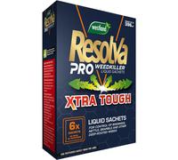Resolva 20300520 Pro Weed Killer Liquid Sachets Xtra Tough 6 x 100ml, Natural