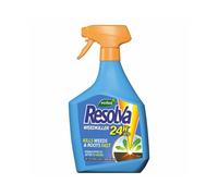 Resolva 24H RTU Weedkiller 1L (20300465) - Ready-To-Use Glyphosate and Diquat, Kills Weed and Root Fast