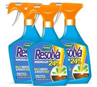 Resolva 24H Xtra Fast Moss and Weed Killer Spray 1L - Extra Strong Formula for Paths, Drives - Kills Weeds & Roots Ready-to-Use With Perfectonish Thank-you Sticker Packaging